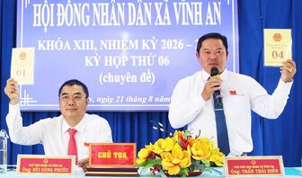 Tán thành chủ trương thành lập phường Vĩnh An