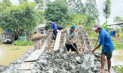 Xã Ngọc Chúc đẩy mạnh xã hội hóa để phát triển hạ tầng giao thông