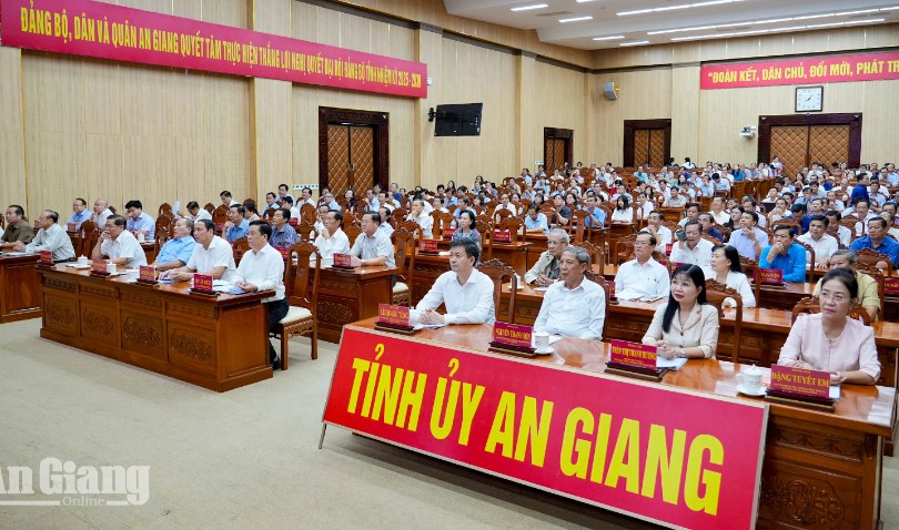 An Giang thống nhất đổi tên Ban Tuyên giáo và Dân vận Tỉnh ủy