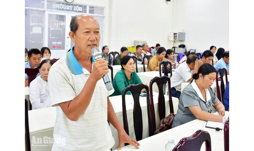 Cử tri Vĩnh Tế đề nghị đẩy nhanh nâng cấp đường giao thông