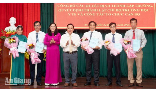 Xã An Châu giảm từ 13 còn 8 trường học sau sắp xếp