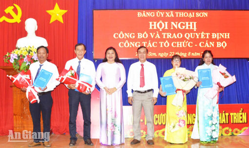 Thoại Sơn giảm từ 13 trường xuống còn 5 trường sau sắp xếp