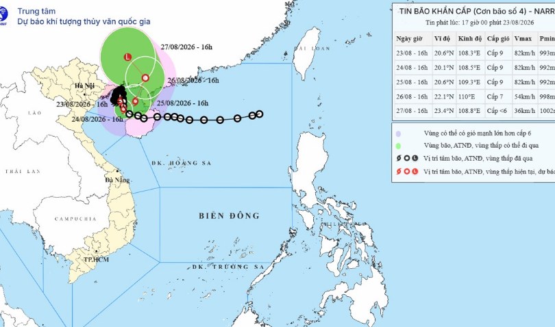 Ứng phó bão số 4, sơ tán hơn 2.300 hộ dân đến nơi an toàn