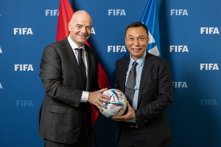 Chủ tịch FIFA đến sân Mỹ Đình xem tuyển Việt Nam đấu Thái Lan