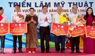 An Giang có 3 tác giả đoạt giải mỹ thuật khu vực đồng bằng sông Cửu Long