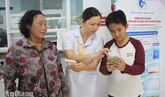 An Giang làm sạch dữ liệu Sổ sức khỏe điện tử trên VNeID