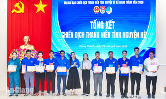 Tuổi trẻ Giang Thành góp sức cho cộng đồng trong mùa hè tình nguyện