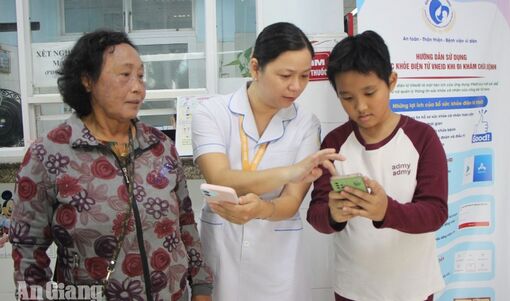 An Giang làm sạch dữ liệu Sổ sức khỏe điện tử trên VNeID