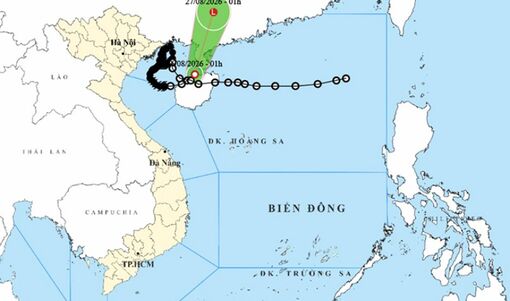 Thời tiết ngày 26/8: Bão số 4 suy yếu thành áp thấp nhiệt đới, Bắc Bộ mưa to cục bộ
