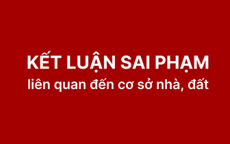 An Giang kết luận thanh tra liên quan đến cơ sở nhà, đất dôi dư