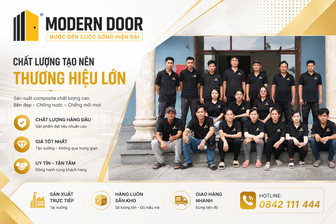 Modern Door - Xưởng sản xuất cửa thép vân gỗ uy tín