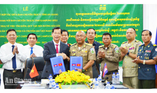 An Giang tiếp tục tìm kiếm, quy tập hài cốt liệt sĩ tại Kampong Speu