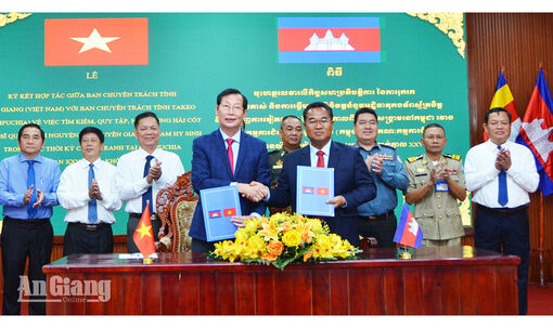 An Giang tiếp tục tìm kiếm, quy tập hài cốt liệt sĩ tại Takeo