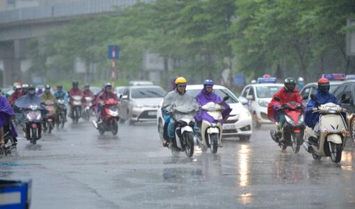 Thời tiết ngày 28/8: Bắc Bộ và Thanh Hóa mưa dông, có nơi trên 70 mm