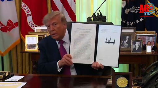 Tổng thống Trump ký lệnh đổi tên hồ Ontario thành “Hồ Mỹ”
