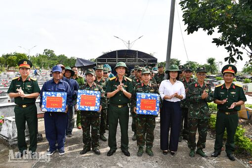 Nghĩa trang Hòn Đất lấy mẫu 643 mộ liệt sĩ để xác định danh tính