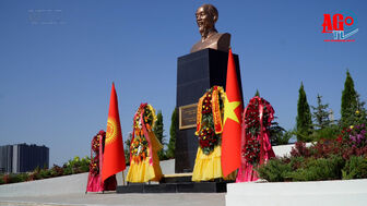 Khánh thành Tượng đài Chủ tịch Hồ Chí Minh tại Bishkek