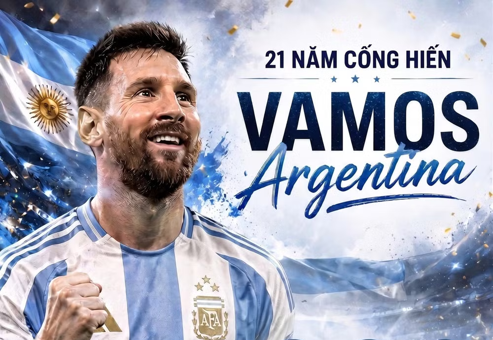 Messi khép lại 21 năm cống hiến cho đội tuyển Argentina