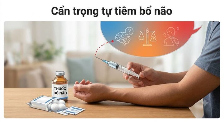 Tự tiêm 'thuốc bổ não', bác sĩ cảnh báo nguy cơ sốc phản vệ