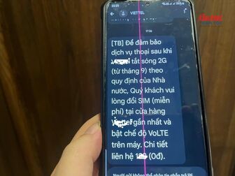 Từ 15/9/2026, tắt hoàn toàn mạng 2G