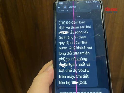 Từ 15/9/2026, tắt hoàn toàn mạng 2G