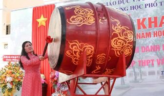 Thống nhất nghi thức đánh trống khai giảng năm học 2026-2027 trên toàn quốc