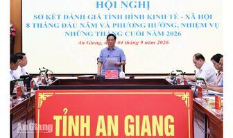 Chủ tịch UBND tỉnh An Giang chỉ đạo giải ngân 70% vốn đầu tư công trước ngày 30/9