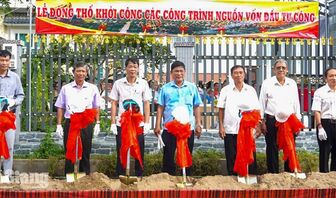 Óc Eo khởi công 3 công trình giao thông hơn 24 tỷ đồng