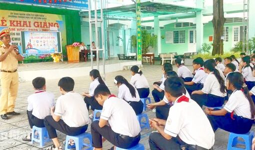 Gần 2.000 học sinh được tuyên truyền an toàn giao thông