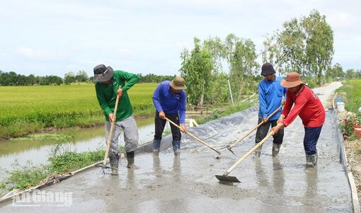 Châu Phong đẩy nhanh tiến độ hạ tầng từ vốn đầu tư công
