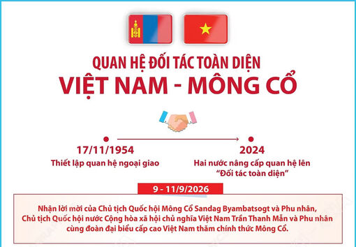 Toàn cảnh Quan hệ Đối tác toàn diện Việt Nam - Mông Cổ