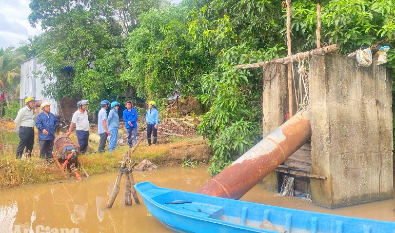 An Giang bảo vệ sản xuất trong mùa mưa lũ