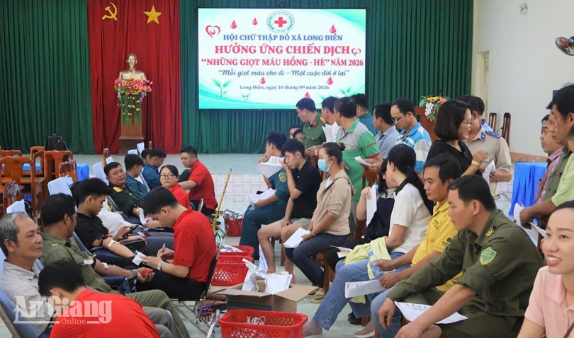 Long Điền tiếp nhận 173 đơn vị máu