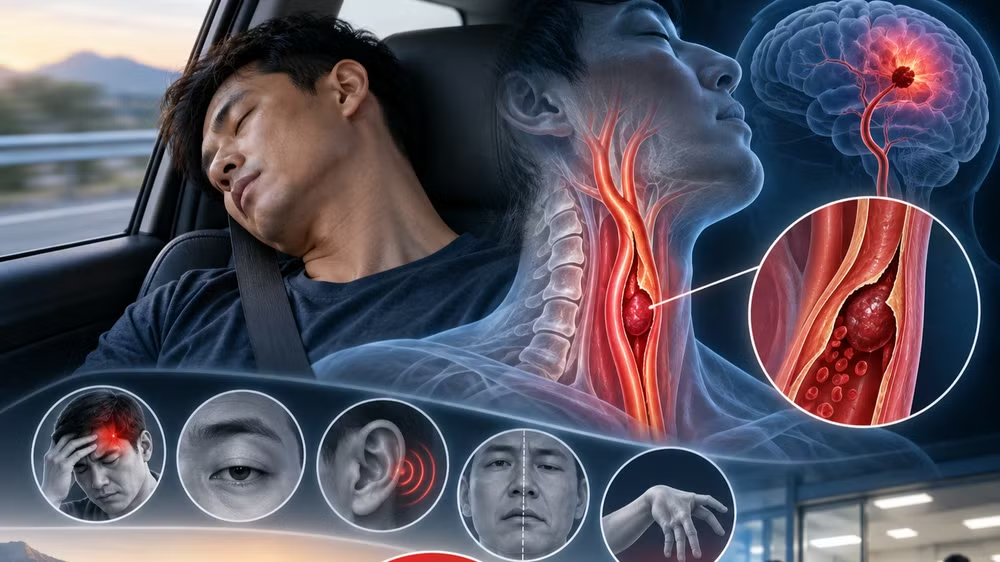 Người trẻ đột quỵ: Cẩn trọng với những tác động bất thường lên vùng cổ
