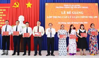 52 học viên tốt nghiệp Trung cấp Lý luận Chính trị