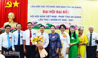 Hội Hữu nghị Việt Nam - Pháp tỉnh An Giang phấn đấu vận động 5 tỷ đồng cho an sinh xã hội