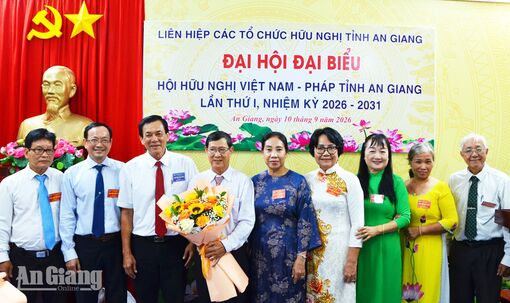 Hội Hữu nghị Việt Nam - Pháp tỉnh An Giang phấn đấu vận động 5 tỷ đồng cho an sinh xã hội