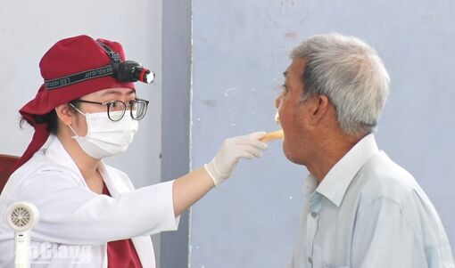 Khám bệnh miễn phí cho 500 người dân xã An Minh