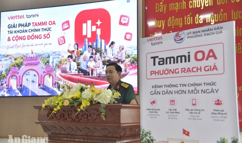 Rạch Giá đặt mục tiêu 80% người dân kích hoạt chữ ký số