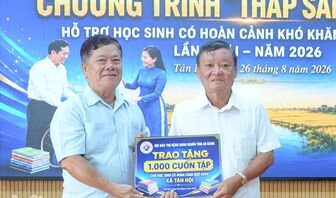 Tân Hội tiếp sức học sinh đến trường