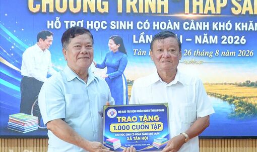 Tân Hội tiếp sức học sinh đến trường