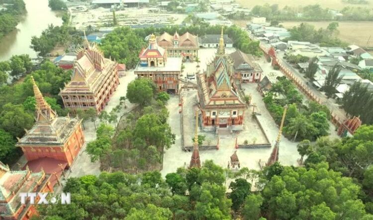 Chùa Ghositaram - “bảo tàng mỹ thuật” Khmer của Cà Mau