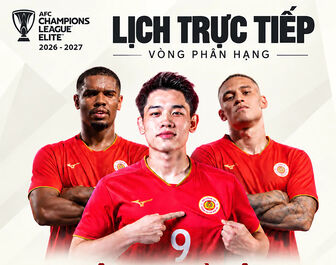 Lịch trực tiếp AFC Champions League Elite: Công An Hà Nội gặp Gamba Osaka