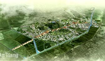 Tịnh Biên quy hoạch đô thị đa tâm hơn 12.400 ha, lấy Ngũ Hồ Sơn làm trung tâm