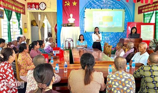 Tuyên truyền phòng, chống bạo lực gia đình và an toàn thực phẩm tại Tri Tôn, Ô Lâm