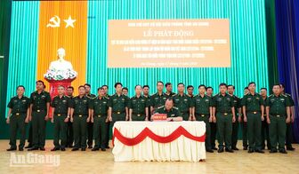 Bộ đội Biên phòng An Giang phát động thi đua cao điểm bảo vệ biên giới