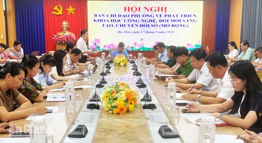 Hà Tiên tiếp nhận hơn 97% hồ sơ thủ tục hành chính trực tuyến