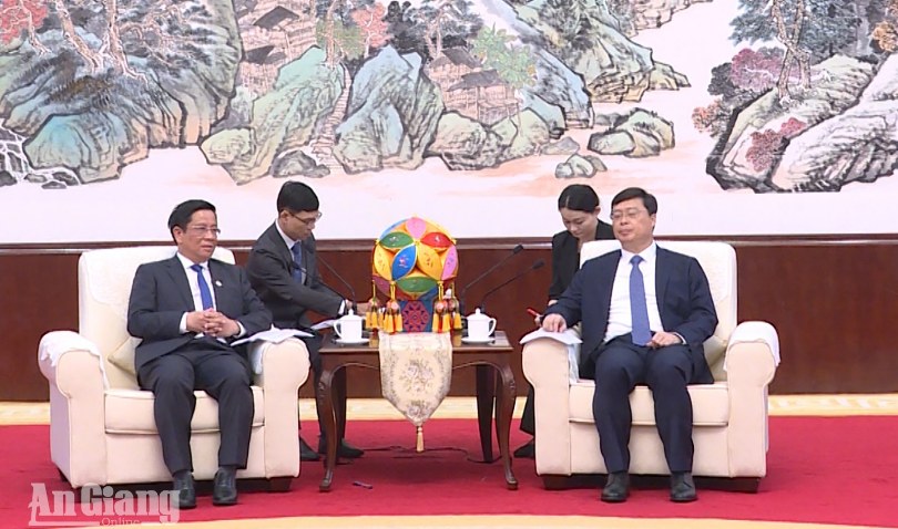 An Giang thúc đẩy hợp tác nhiều lĩnh vực với Quảng Tây (Trung Quốc)