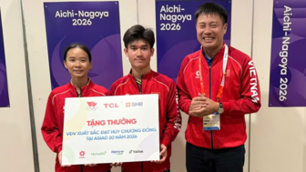 Việt Nam giành những tấm Huy chương đầu tiên tại Asian Games 2026