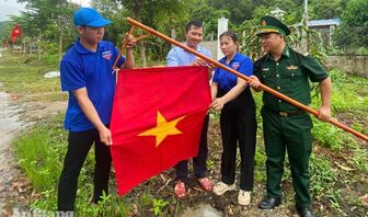 Tuổi trẻ Biên phòng Hà Tiên chung sức xây dựng vùng biên